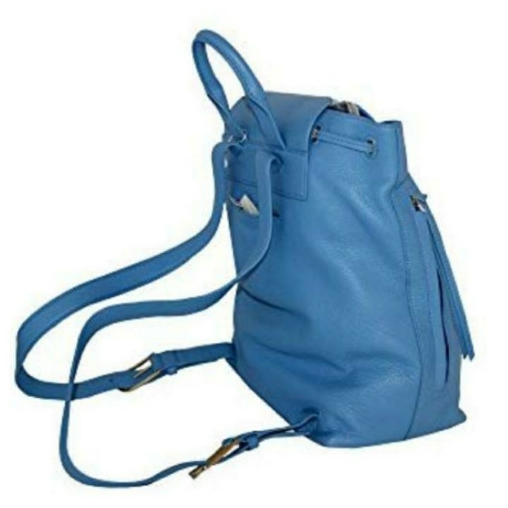 TORY BURCH BACK PACK MONTEGO BLUE - Picture 3 of 5